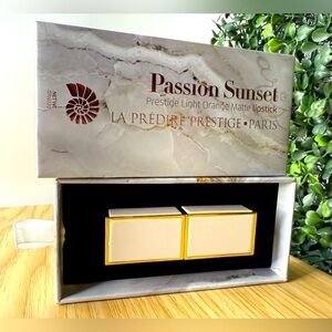 NEW: La Prédire Prestige Passion Sunset matte Lipstick - $120 MSRP!